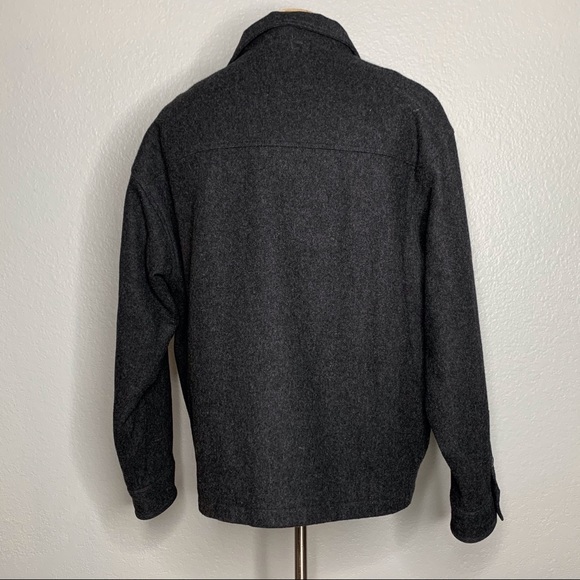 Abercrombie & Fitch Men’s Gray Wool Blend Jacket - Picture 3 of 6